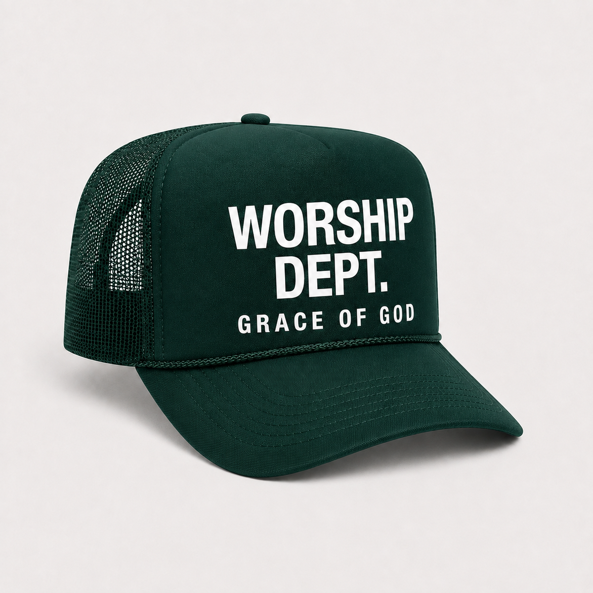 Worship Dept Trucker Hat (Green)