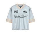 christian hockey jersey faith based clothing apparel God Jesus streetwear blue clothes grace of God