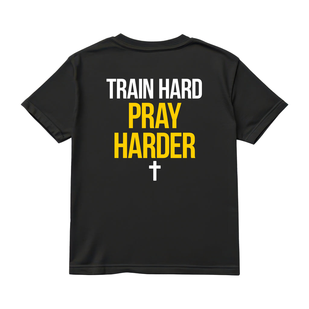 Pray Harder Short Sleeve Dry-fit Shirt