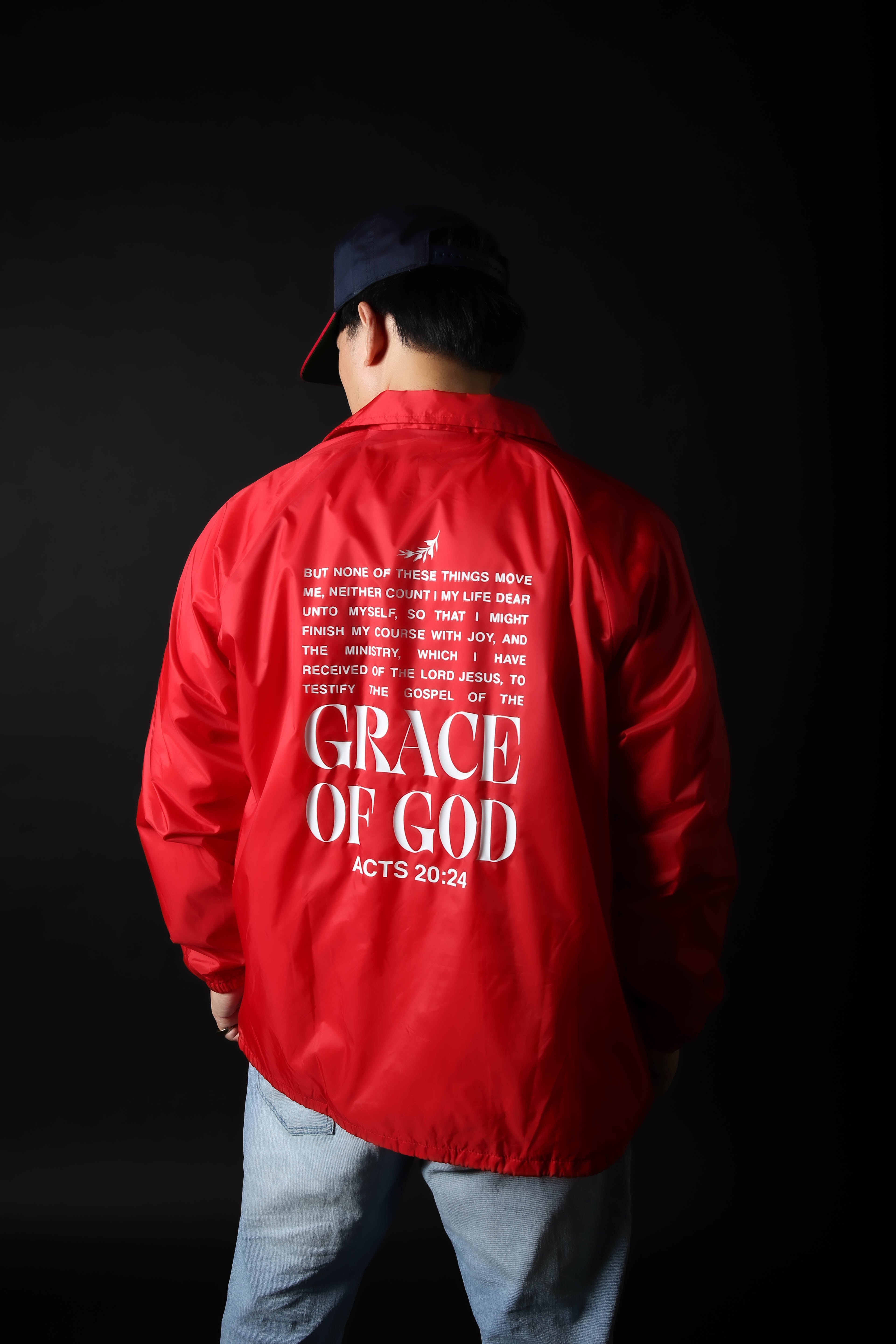 foundation jacket grace of god faith based christian apparel clothing 