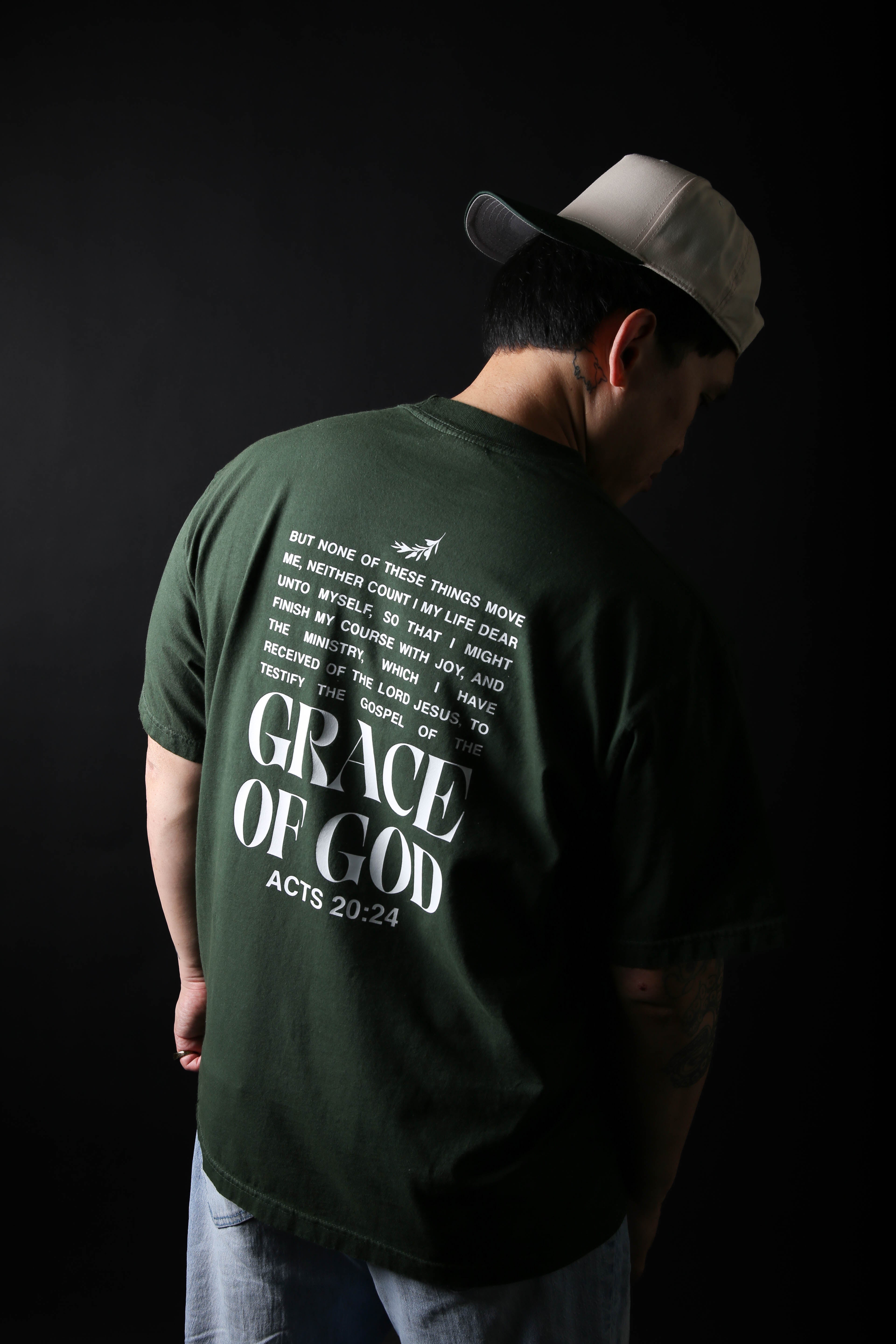 foundation tee bible scripture tshirts grace of god christian clothing faith based apparel