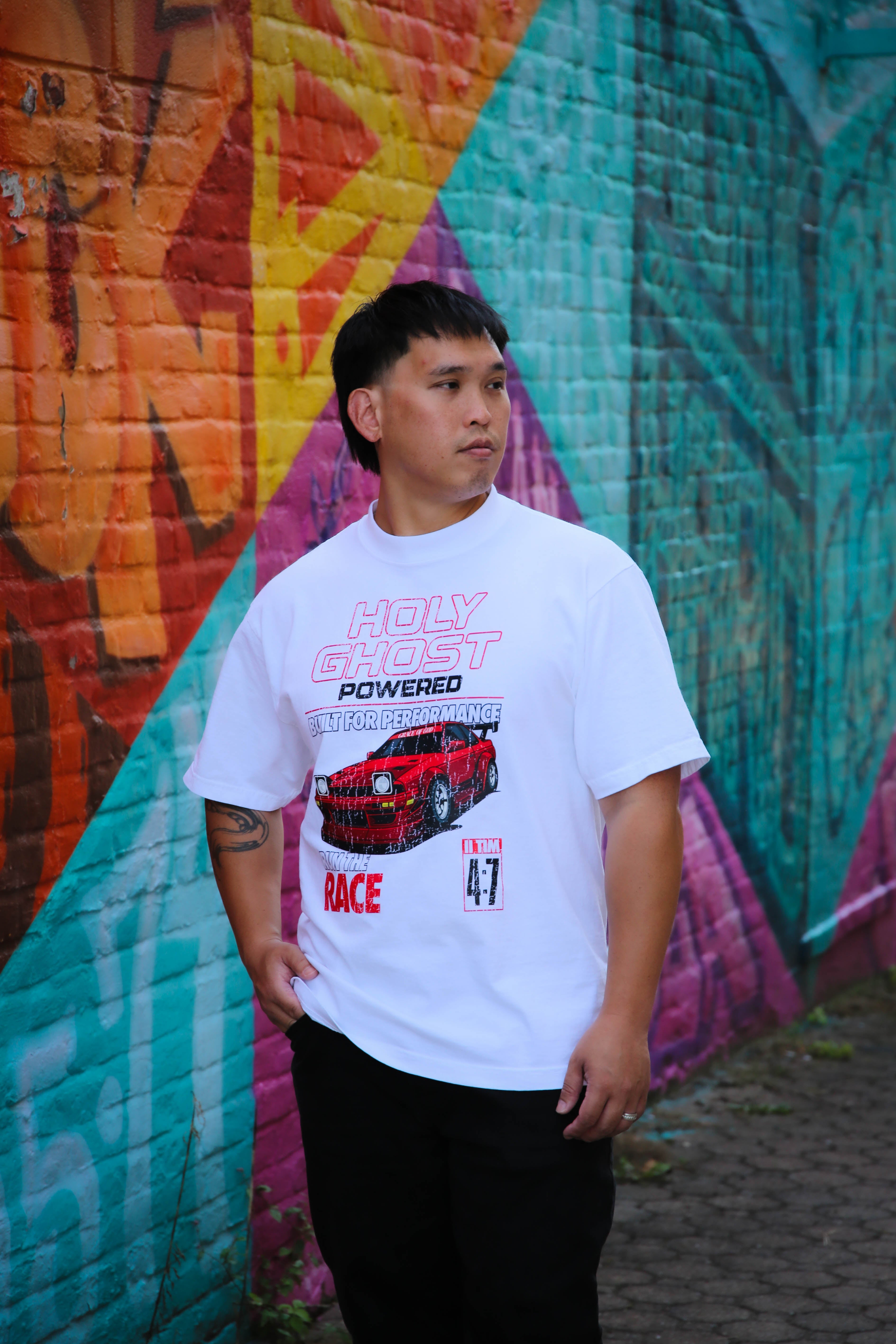 holy ghost powered tshirt grace of god christian clothing faith based apparel jesus