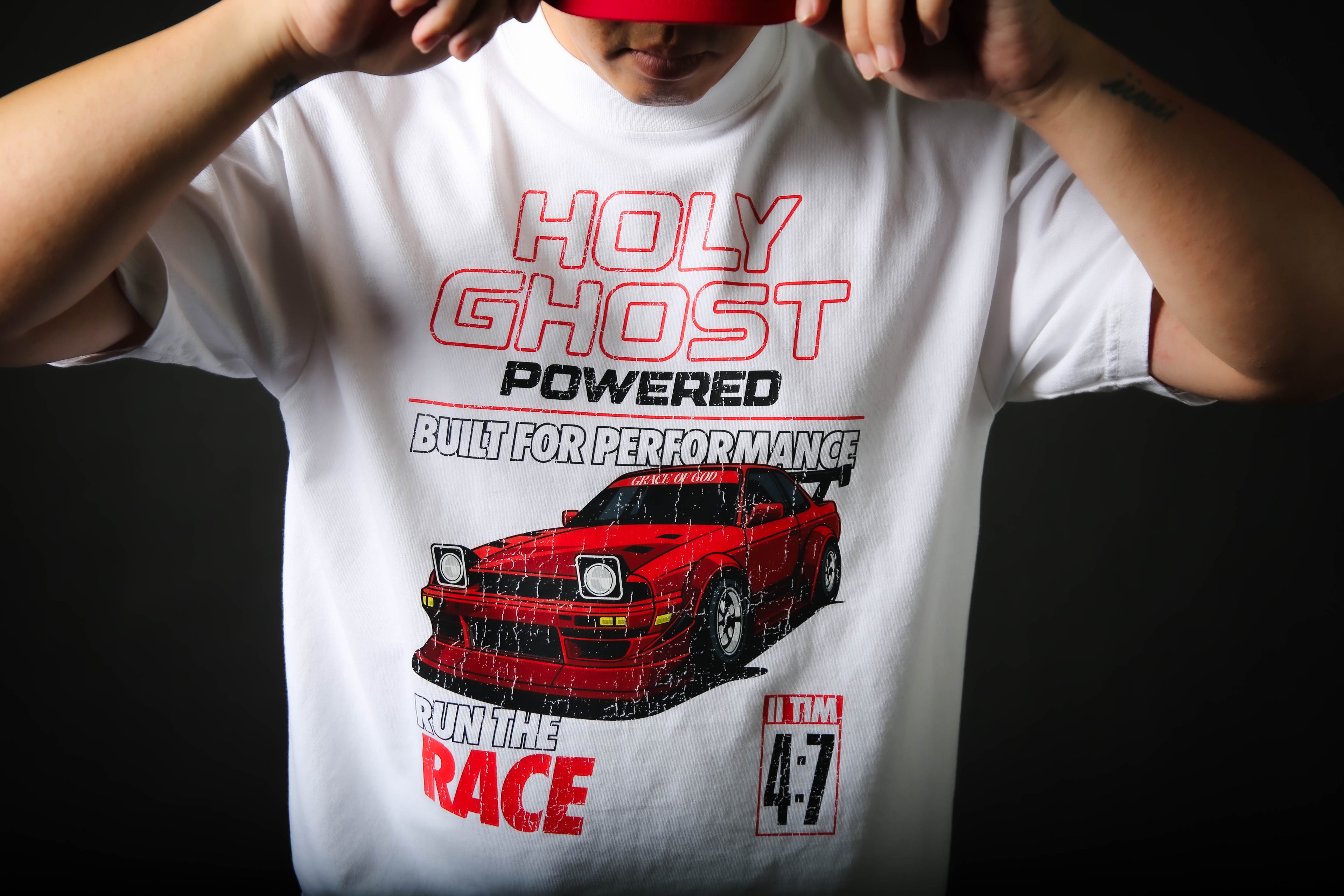 holy god powered tshirt grace of god christian clothing faith based apparel jesus