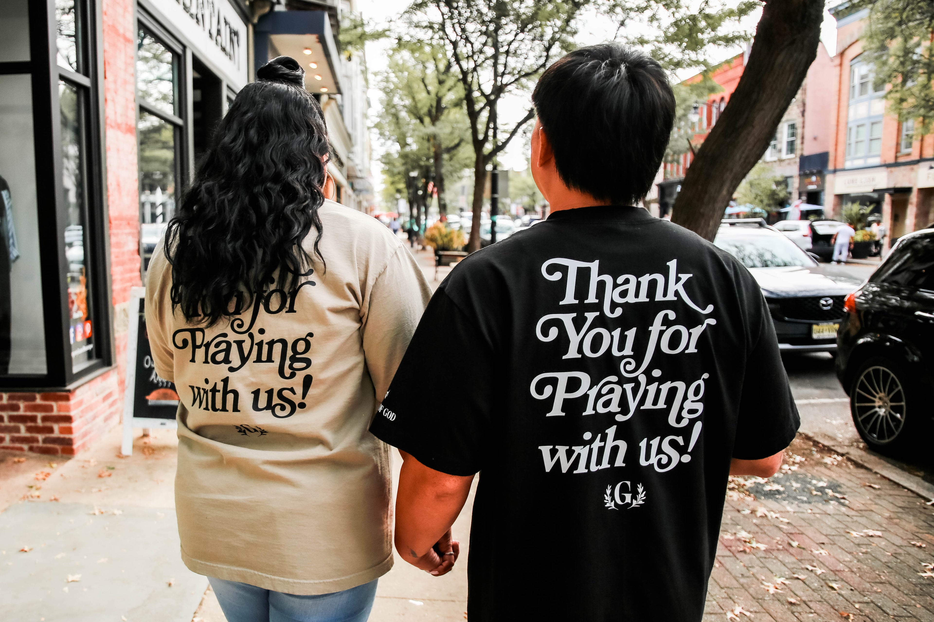 thank you for praying with us tshirt grace of god christian clothing faith based apparel jesus