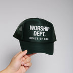 Worship Dept Trucker Hat (Moss)