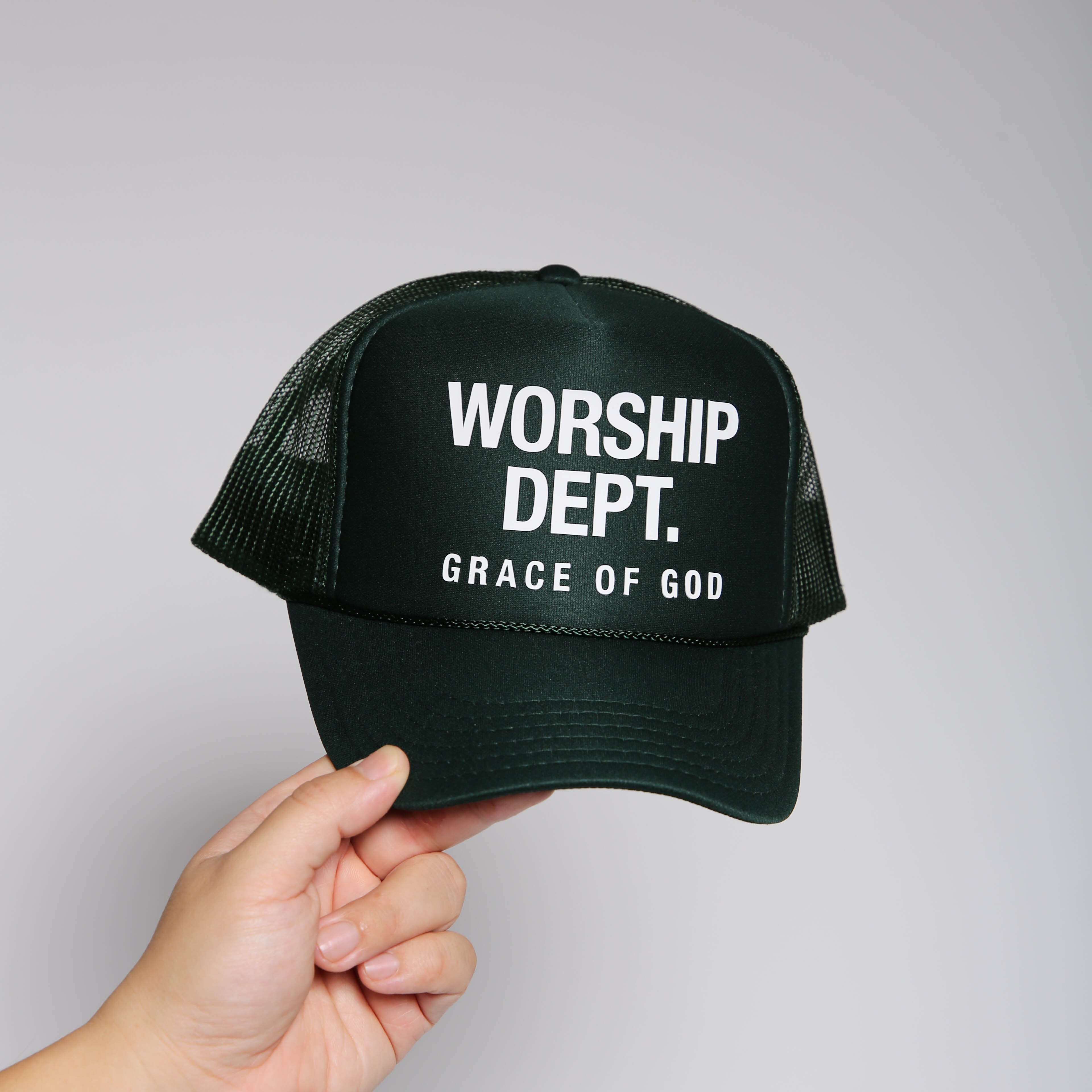Worship Dept Trucker Hat (Moss)