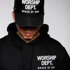 christian clothing worship dept hoodie christian apparel black faith hoodies