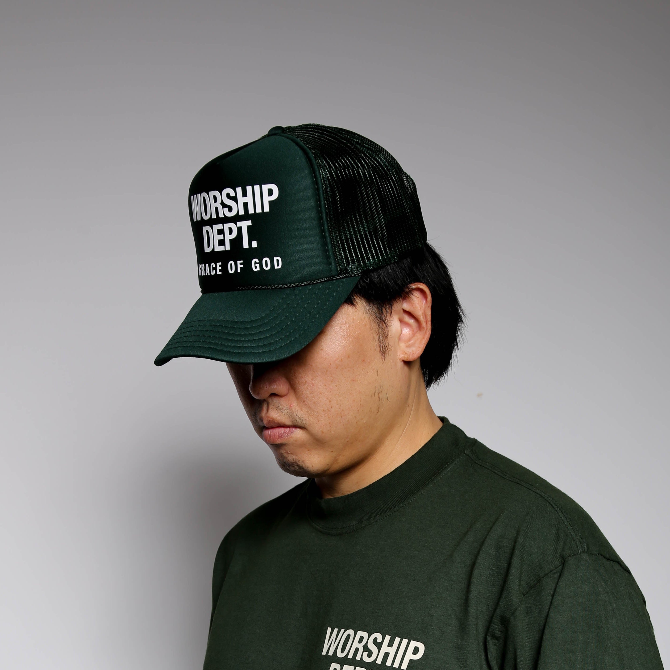 Worship Dept Trucker Hat (Moss)