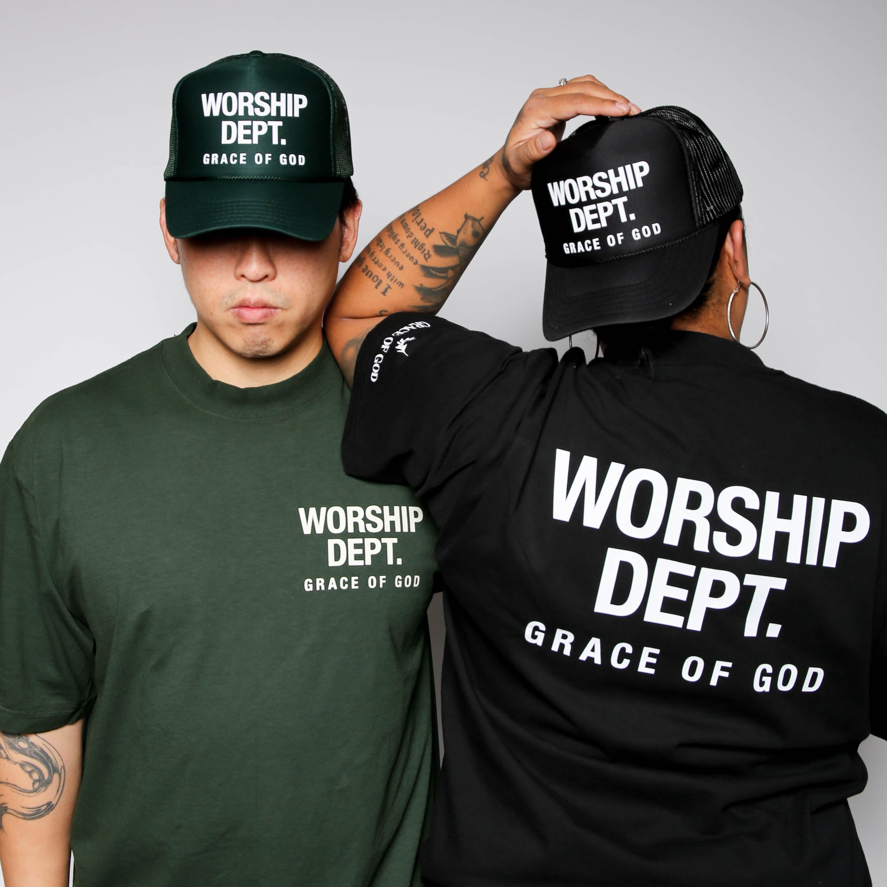 worship dept tshirt grace of god 