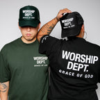 worship dept collection tshirt hats