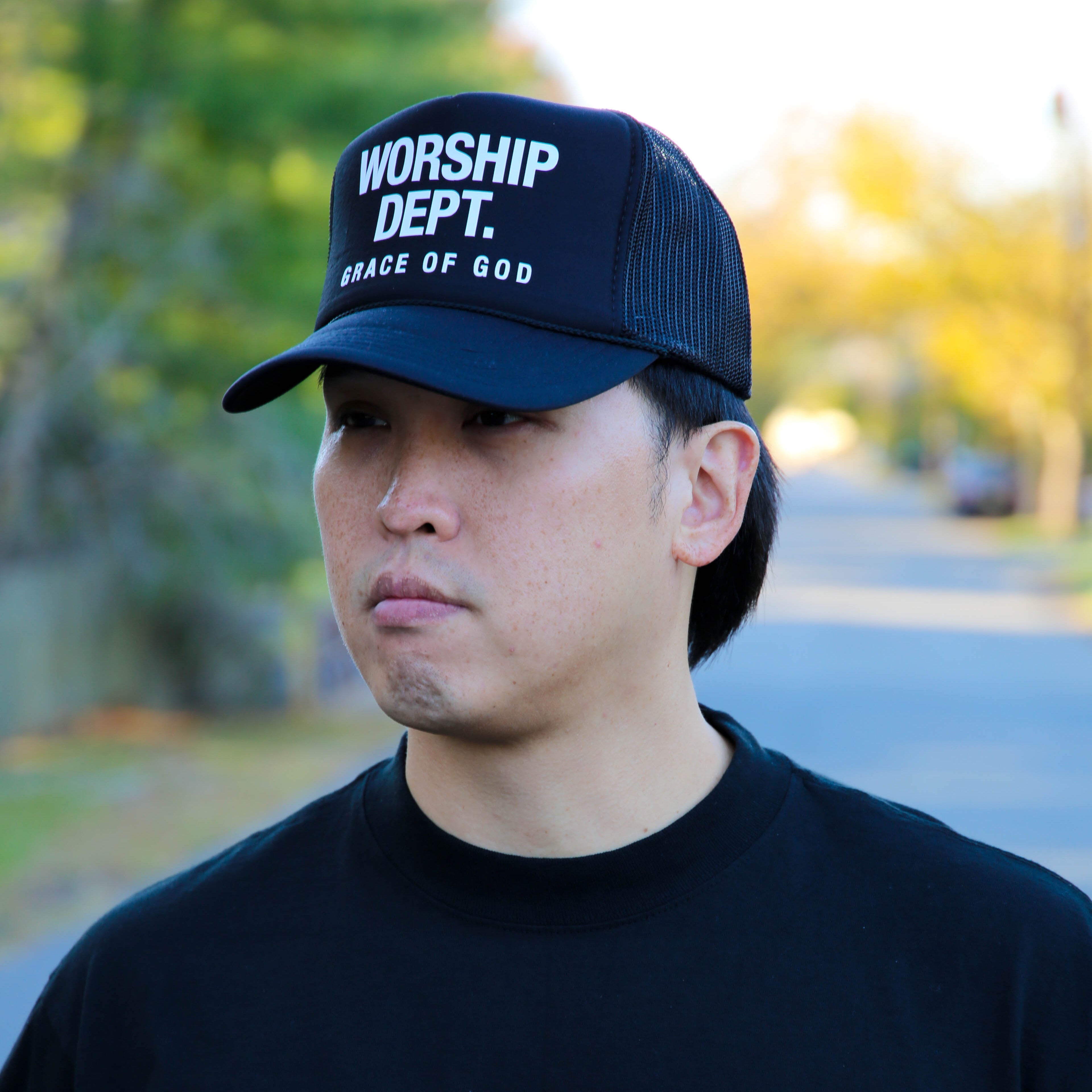 Worship Dept Trucker Hat (Black)